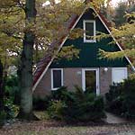 Het vakantiehuis in de zomer.