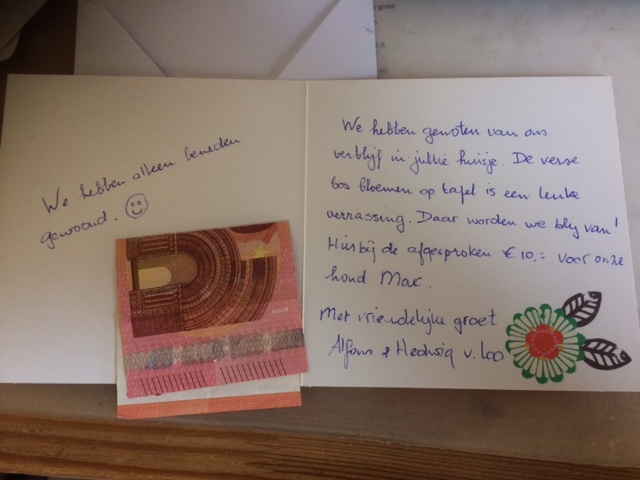 gastenboek reactie vkantiehuis, Bungalow Nederland